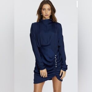 Elliatt Aristocrat Dress in Navy size L